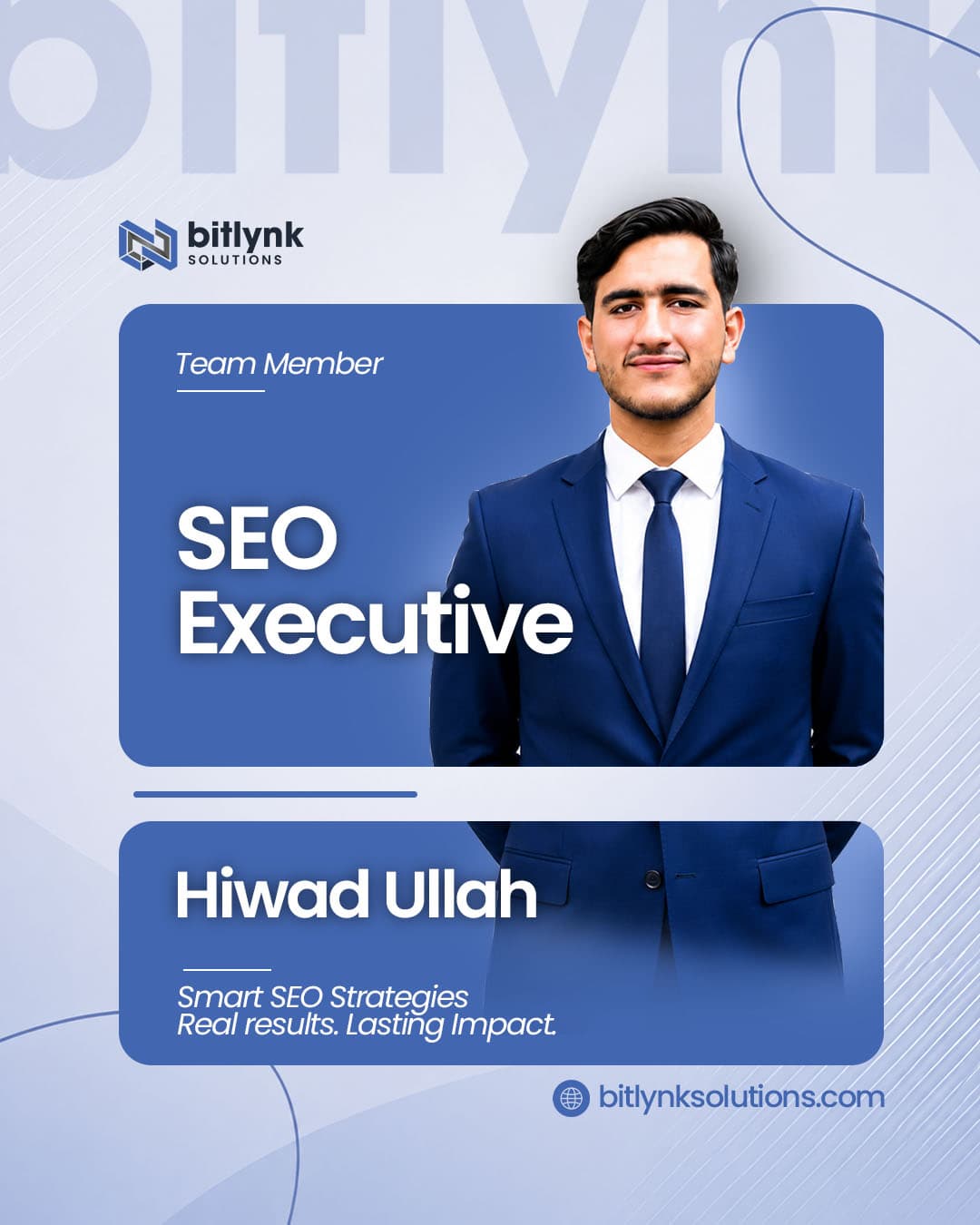 Hiwad Ullah — SEO Executive, Bitlynk Solutions