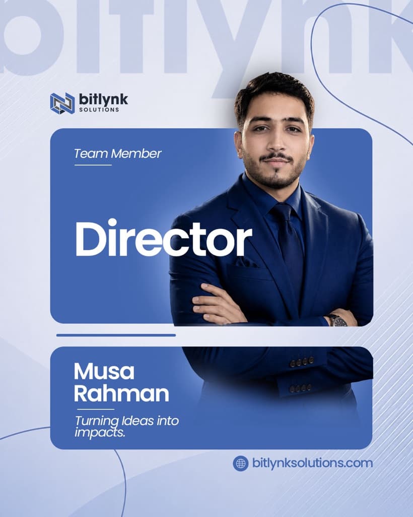 Musa Rahman — Director, Bitlynk Solutions